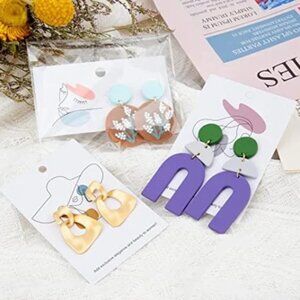 50 PCS Ladies Style Earring Display Cards for Jewelry